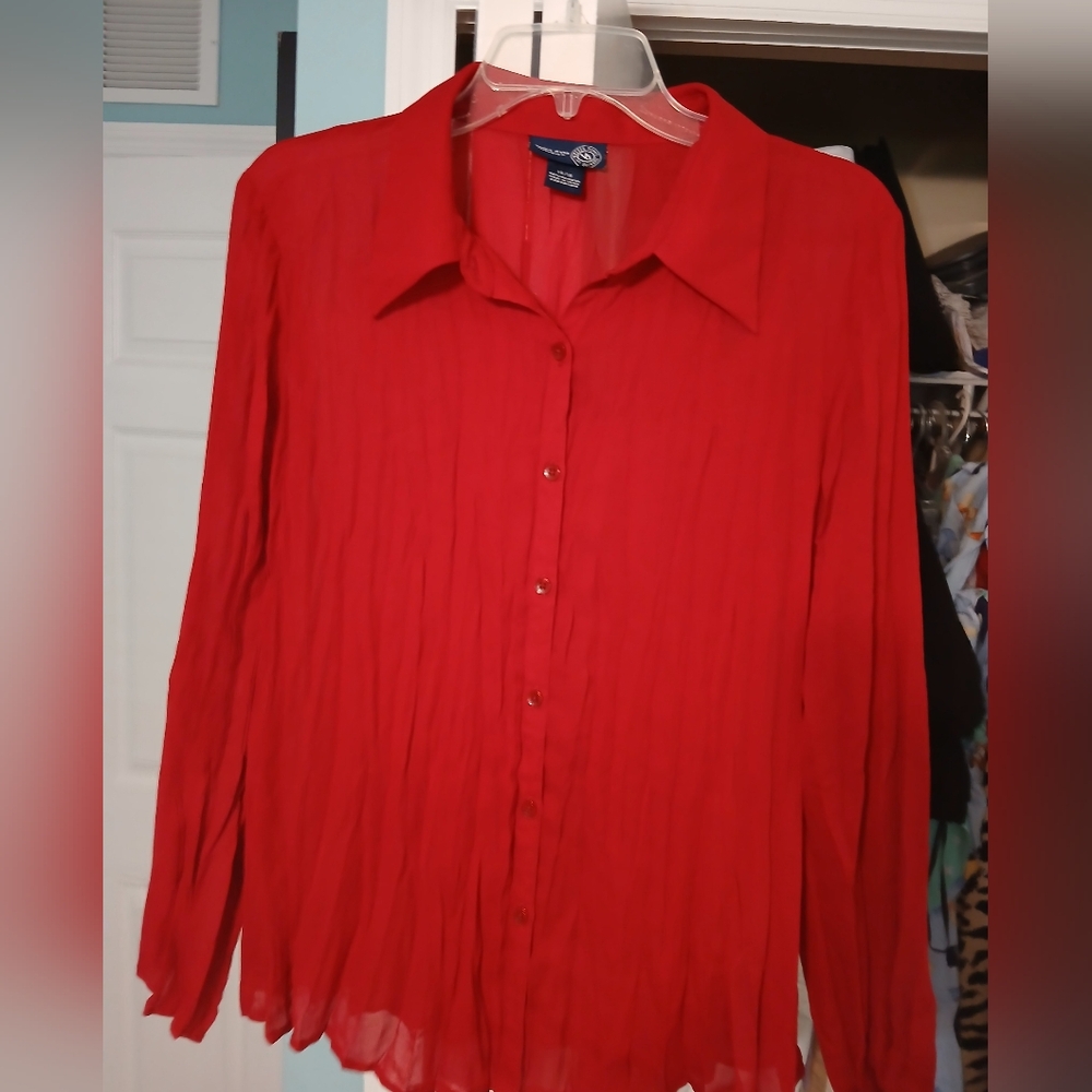 Beautiful Plus Size Button Down Top - image 1